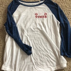 3/4 long sleeve Good Times AE shirt